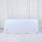 Sequin 90"x156" Rectangle Tablecloth Iridescent Blue - Seamless Twinkling Table Cover - Bell Racket Store