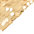 Sequin Chair Slipcover Big Payette Design for Chiavari Chairs Gold - Glittering Event Chair Back Cover - Bell Racket Store