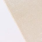 Sequin Dots Polyester 60"x126" Rectangle Tablecloth Shimmering Beige - Wrinkle Free & Sparkling Table Cover - Bell Racket Store