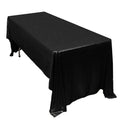Sequin Dots Polyester 60"x126" Rectangle Tablecloth Shimmering Black - Wrinkle Free & Sparkling Table Cover - Bell Racket Store