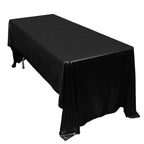Sequin Dots Polyester 60"x126" Rectangle Tablecloth Shimmering Black - Wrinkle Free & Sparkling Table Cover - Bell Racket Store