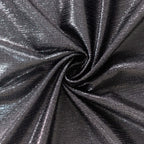 Sequin Dots Polyester 60"x126" Rectangle Tablecloth Shimmering Black - Wrinkle Free & Sparkling Table Cover - Bell Racket Store