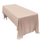 Sequin Dots Polyester 60"x126" Rectangle Tablecloth Shimmering Blush - Wrinkle Free & Sparkling Table Cover - Bell Racket Store