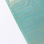 Sequin Dots Polyester 60"x126" Rectangle Tablecloth Shimmering Turquoise - Wrinkle Free & Sparkling Table Cover - Bell Racket Store