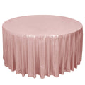 Sequin Dots Polyester Round 120" Tablecloth Shimmering Rose Gold - Wrinkle Free & Sparkling Table Cover - Bell Racket Store