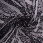 Sequin Napkins 20"x20" Black - Diamond Pattern Reusable Napkin - Bell Racket Store