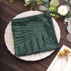 Sequin Napkins 20"x20" Hunter Emerald Green - Diamond Pattern Reusable Napkin - Bell Racket Store