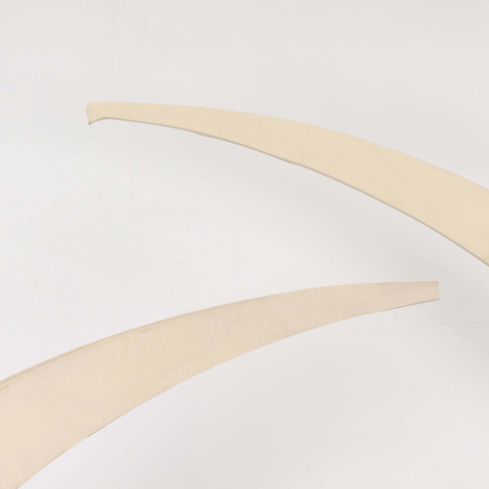 Set of 2 Beige Spandex Half Crescent Moon Backdrop Stand Covers, Custom Fitted Wedding Arch Cover for Curved Arbor Flower Balloon Frame - Bell Racket Store