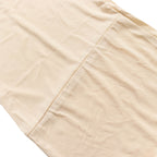 Set of 2 Beige Spandex Half Crescent Moon Backdrop Stand Covers, Custom Fitted Wedding Arch Cover for Curved Arbor Flower Balloon Frame - Bell Racket Store