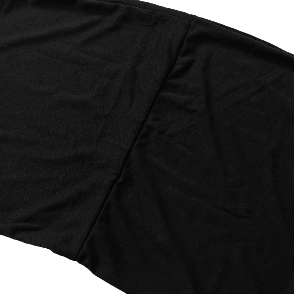 Set of 2 Black Spandex Half Crescent Moon Backdrop Stand Covers, Custom Fitted Wedding Arch Cover for Curved Arbor Flower Balloon Frame - Bell Racket Store