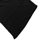 Set of 2 Black Spandex Half Crescent Moon Backdrop Stand Covers, Custom Fitted Wedding Arch Cover for Curved Arbor Flower Balloon Frame - Bell Racket Store