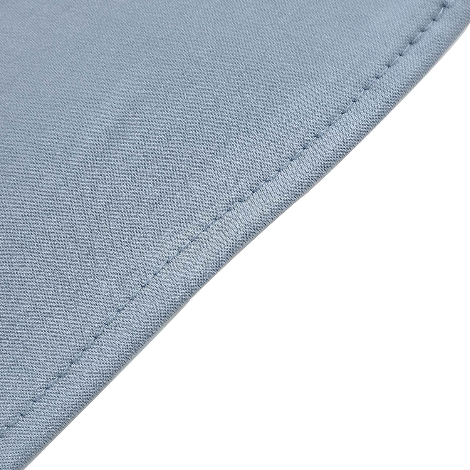 Set of 2 Dusty Blue Spandex Fitted Wedding Arch Covers for Round Top and Double Arch Chiara Backdrop Stands - 6ft,8ft - Bell Racket Store