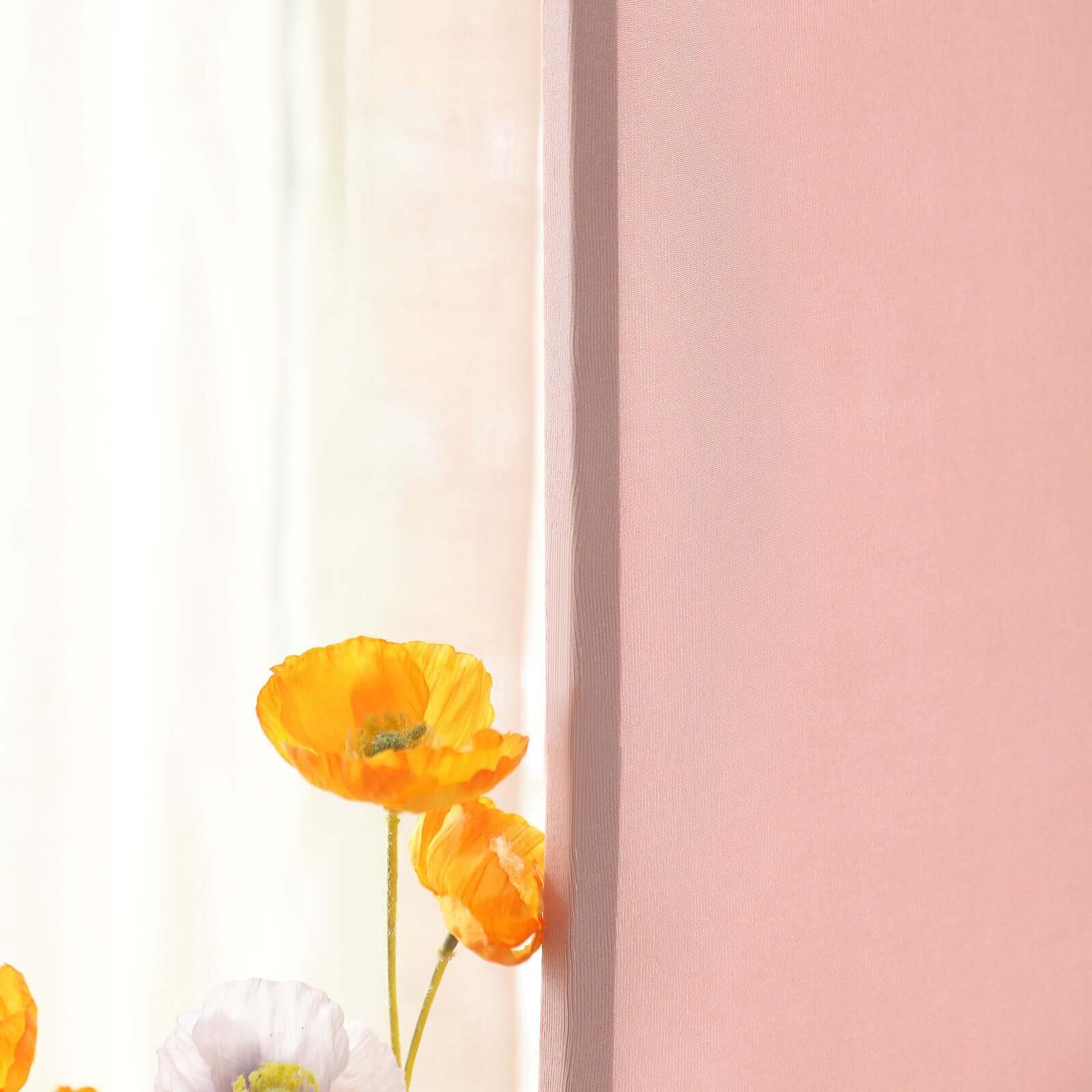 Set of 2 Dusty Rose Spandex Fitted Wedding Arch Covers for Round Top and Double Arch Chiara Backdrop Stands - 6ft,8ft - Bell Racket Store