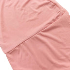 Set of 2 Dusty Rose Spandex Half Crescent Moon Backdrop Stand Covers, Custom Fitted Wedding Arch Cover for Curved Arbor Flower Balloon Frame - Bell Racket Store