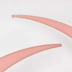 Set of 2 Dusty Rose Spandex Half Crescent Moon Backdrop Stand Covers, Custom Fitted Wedding Arch Cover for Curved Arbor Flower Balloon Frame - Bell Racket Store