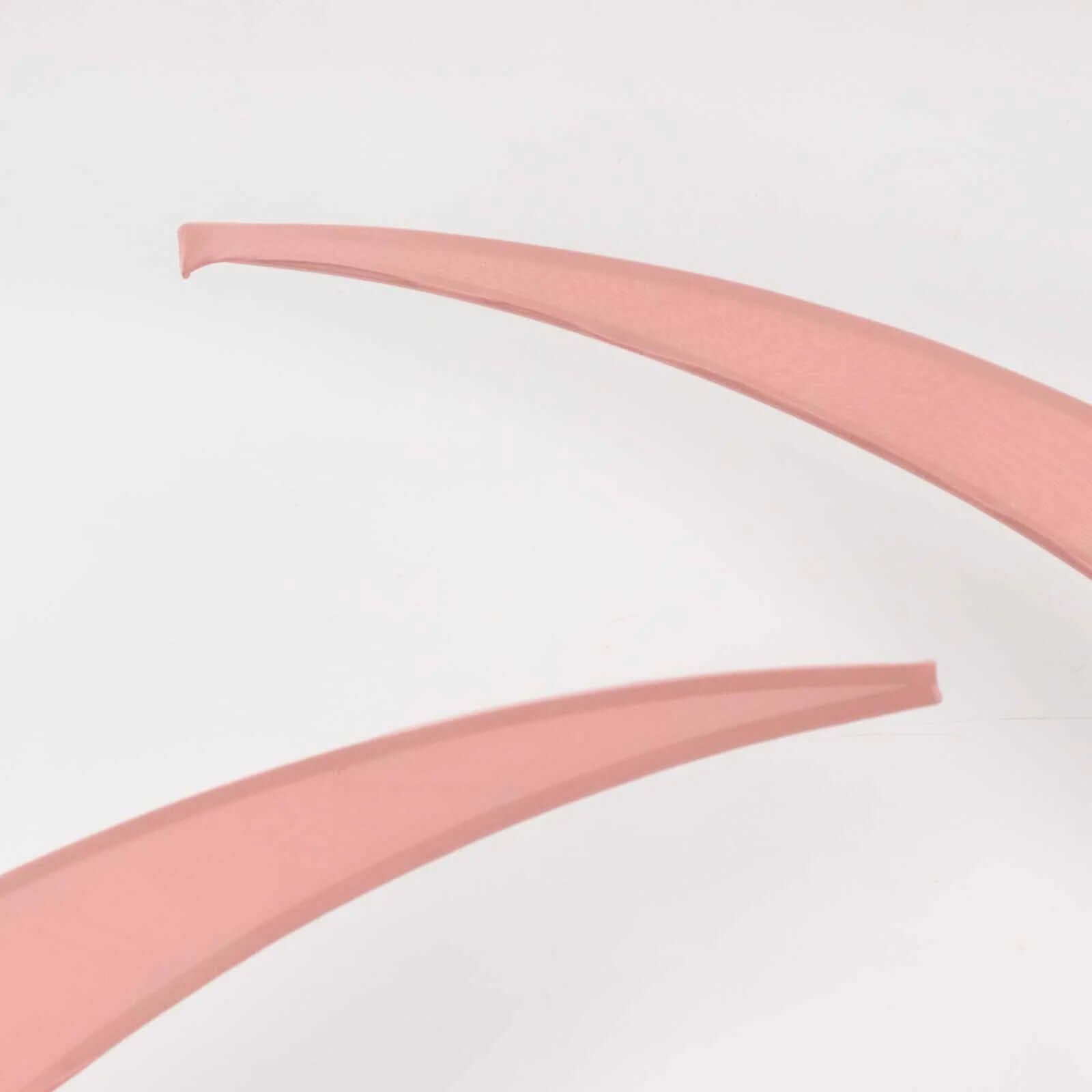 Set of 2 Dusty Rose Spandex Half Crescent Moon Backdrop Stand Covers, Custom Fitted Wedding Arch Cover for Curved Arbor Flower Balloon Frame - Bell Racket Store