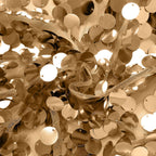 Set of 2 Gold Payette Sequin Wedding Arch Covers for Round Top and Double Arch Chiara Backdrop Stands - 6ft,8ft - Bell Racket Store