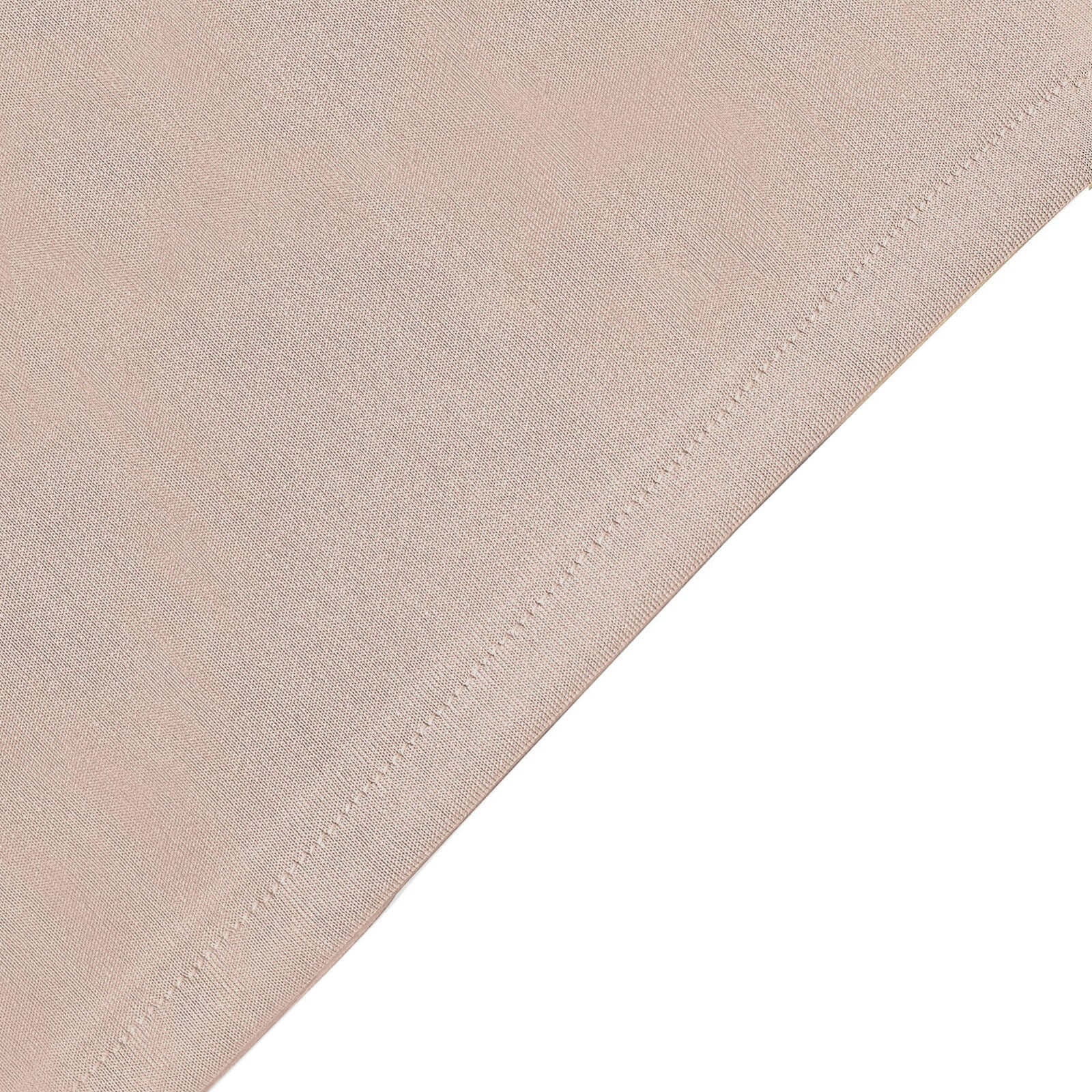 Set of 2 Nude Spandex Fitted Wedding Arch Covers for Round Top and Double Arch Chiara Backdrop Stands - 6ft,8ft - Bell Racket Store