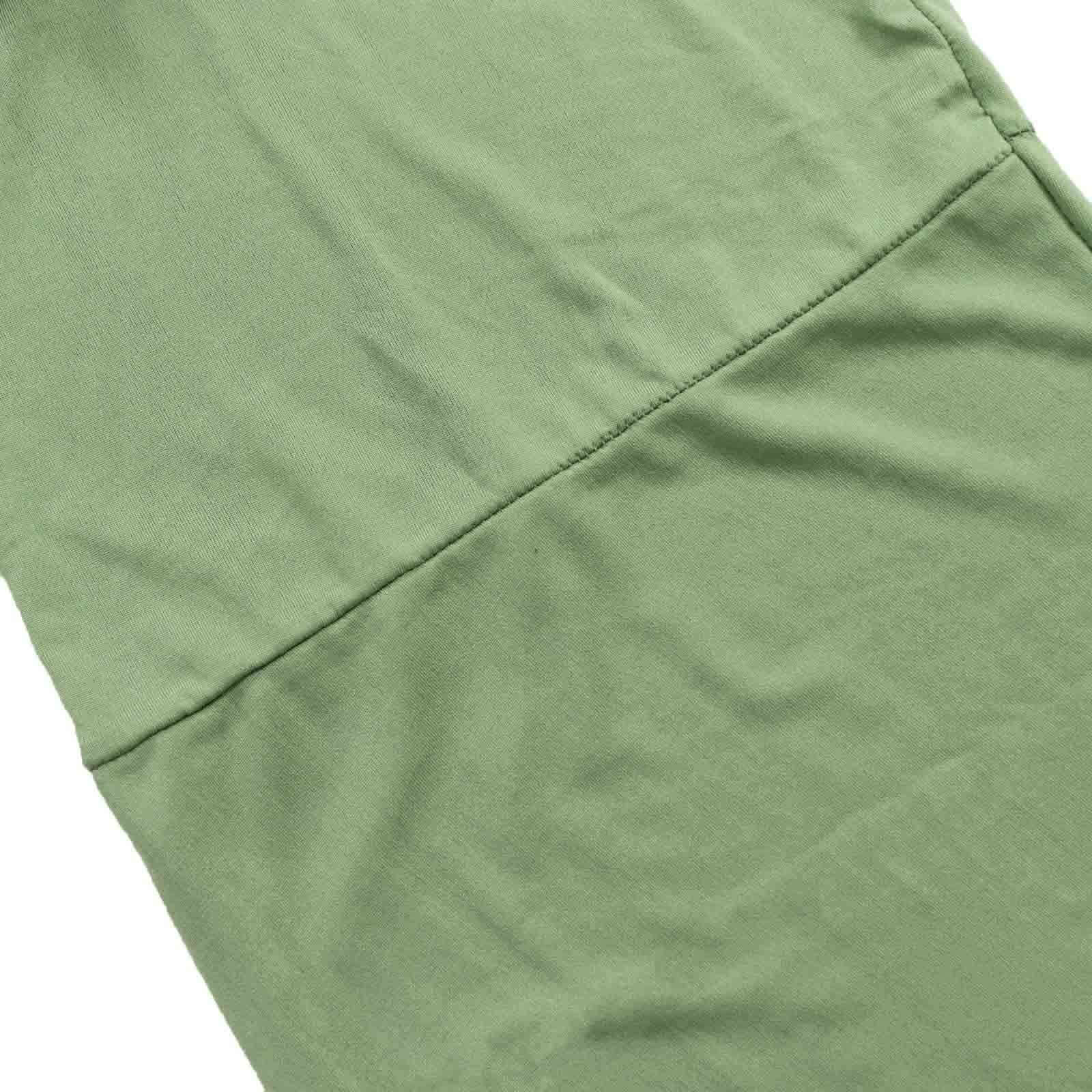 Set of 2 Sage Green Spandex Half Crescent Moon Backdrop Stand Covers, Custom Fitted Wedding Arch Cover for Curved Arbor Flower Balloon Frame - Bell Racket Store