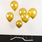 Set of 2 White Plastic Balloon Column Stand with Interlocking Base, DIY Shapeable Balloon Tower Stick Holder Kit for Table Centerpieces - Bell Racket Store