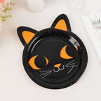 Set of 25 Paper 7" Round Plates Assorted Animal Print - Appetizer Dessert Party Plates for Themed Events - Bell Racket Store