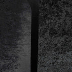 Set of 3 Black Crushed Velvet Chiara Backdrop Stand Covers For Round Top Wedding Arches - 5ft, 6ft, 7ft - Bell Racket Store