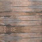 Set of 3 Brown Rustic Wood Plank Pattern Spandex Fitted Chiara Backdrop Stand Cover For Round Top Wedding Arch - 5ft, 6ft, 7ft - Bell Racket Store