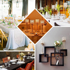 Set of 3 Crystal Beaded Goblet Votive Candle Holder Stands Gold - Tea Light Centerpiece 18", 16", 14" - Bell Racket Store