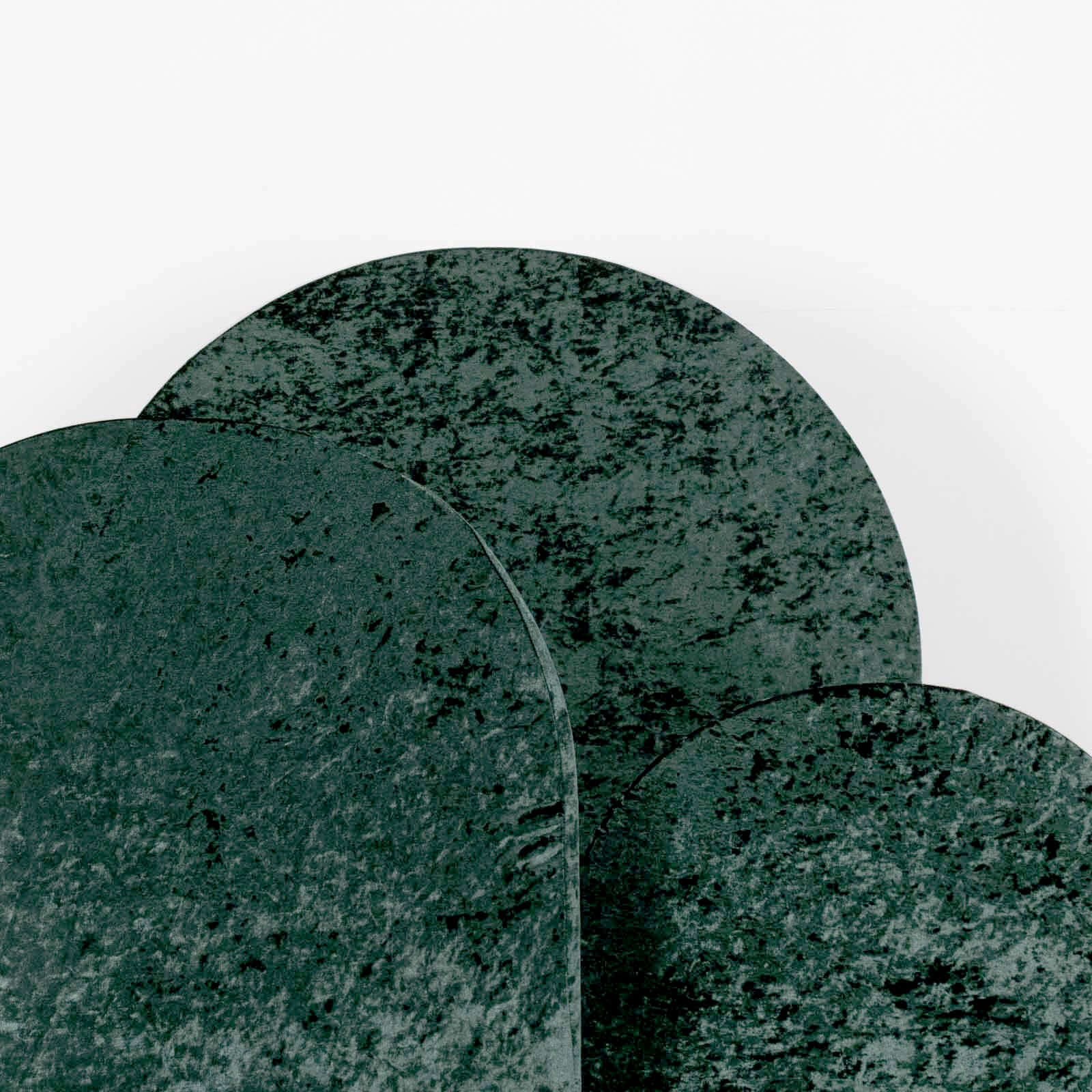 Set of 3 Hunter Emerald Green Crushed Velvet Chiara Backdrop Stand Covers For Round Top Wedding Arches - 5ft, 6ft, 7ft - Bell Racket Store