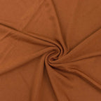 Set of 4 Matte Cinnamon Brown Spandex Half Moon Chiara Backdrop Stand Covers, Custom Fitted Wedding Arch Covers - 2.5ft,5ft,6ft,7ft - Bell Racket Store