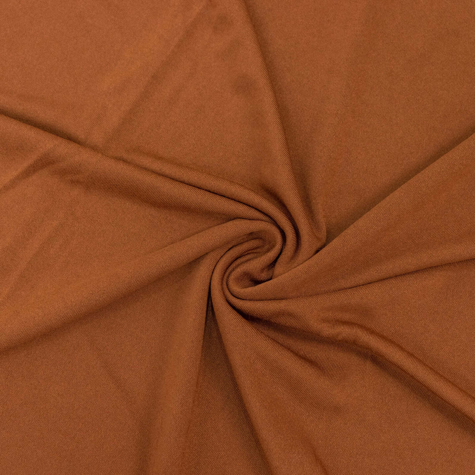 Set of 4 Matte Cinnamon Brown Spandex Half Moon Chiara Backdrop Stand Covers, Custom Fitted Wedding Arch Covers - 2.5ft,5ft,6ft,7ft - Bell Racket Store