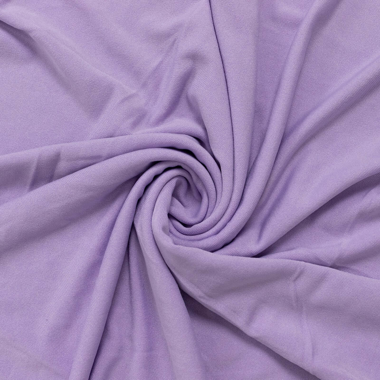 Set of 4 Matte Lavender Lilac Spandex Half Moon Chiara Backdrop Stand Covers, Custom Fitted Wedding Arch Covers - 2.5ft,5ft,6ft,7ft - Bell Racket Store