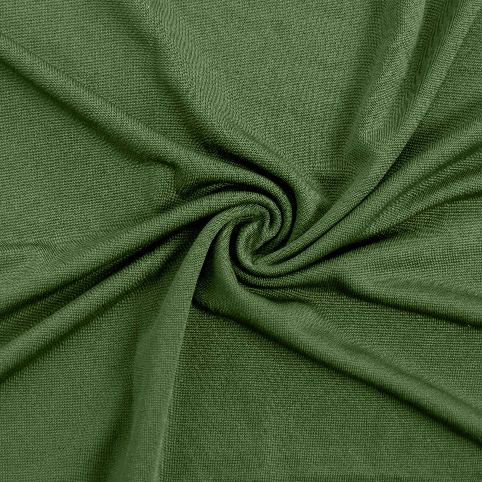 Set of 4 Matte Olive Green Spandex Half Moon Chiara Backdrop Stand Covers, Custom Fitted Wedding Arch Covers - 2.5ft,5ft,6ft,7ft - Bell Racket Store