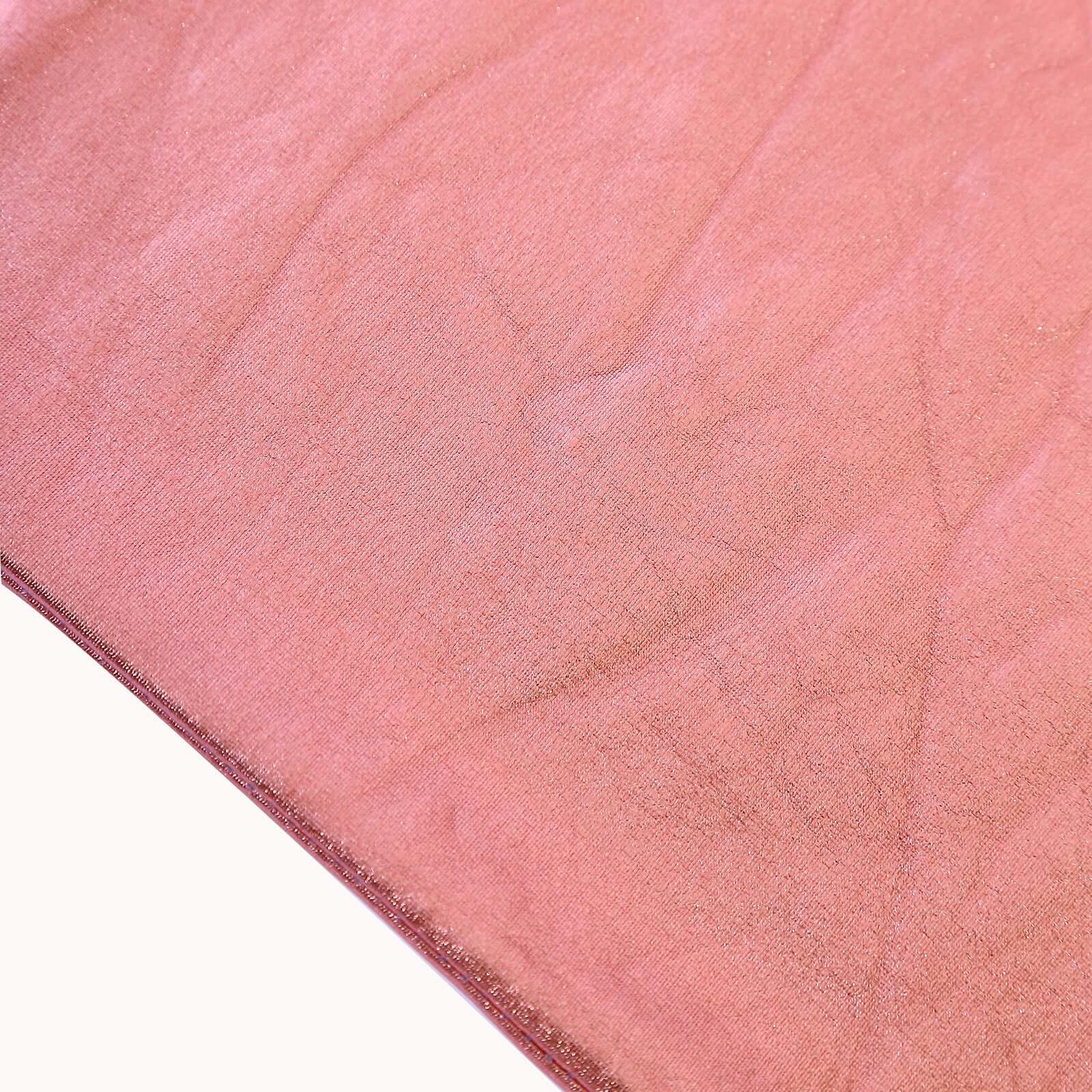 Set of 4 Metallic Rose Gold Shiny Aluminum Alloy Wedding Arch Cover For Round Top Chiara Backdrop Stand - 4ft,5ft,6ft,7ft - Bell Racket Store