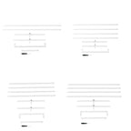 Set of 4 Wedding Arches Slim White Metal Rectangular Design Backdrop Stands - Floral Display Frames 3.6ft - 6.5ft - Bell Racket Store