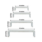 Set of 4 Wooden Display Risers Whitewash Rectangular Bench Style - Stackable Rustic Farmhouse Nesting Stands 14", 16", 17", 19" - Bell Racket Store