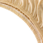 Set of 5 Beige Spandex Rectangle Pedestal Stand Covers, Stretchable Pillar Prop Covers - 160 GSM - Bell Racket Store