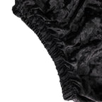 Set of 5 Black Crushed Velvet Cylinder Pedestal Stand Covers, Premium Pillar Prop Covers - Bell Racket Store