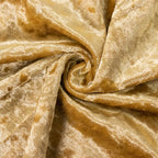 Set of 5 Champagne Crushed Velvet Cylinder Pedestal Stand Covers, Premium Pillar Prop Covers - Bell Racket Store