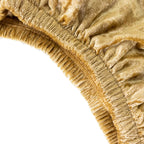 Set of 5 Champagne Crushed Velvet Cylinder Pedestal Stand Covers, Premium Pillar Prop Covers - Bell Racket Store