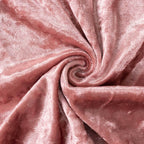 Set of 5 Dusty Rose Crushed Velvet Cylinder Pedestal Stand Covers, Premium Pillar Prop Covers - Bell Racket Store