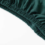 Set of 5 Hunter Emerald Green Spandex Rectangle Pedestal Stand Covers, Stretchable Pillar Prop Covers - 160 GSM - Bell Racket Store