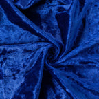 Set of 5 Royal Blue Crushed Velvet Cylinder Pedestal Stand Covers, Premium Pillar Prop Covers - Bell Racket Store