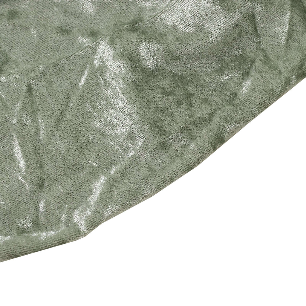 Set of 5 Sage Green Crushed Velvet Cylinder Pedestal Stand Covers, Premium Pillar Prop Covers - Bell Racket Store