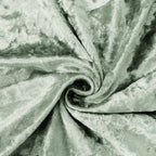 Set of 5 Sage Green Crushed Velvet Cylinder Pedestal Stand Covers, Premium Pillar Prop Covers - Bell Racket Store