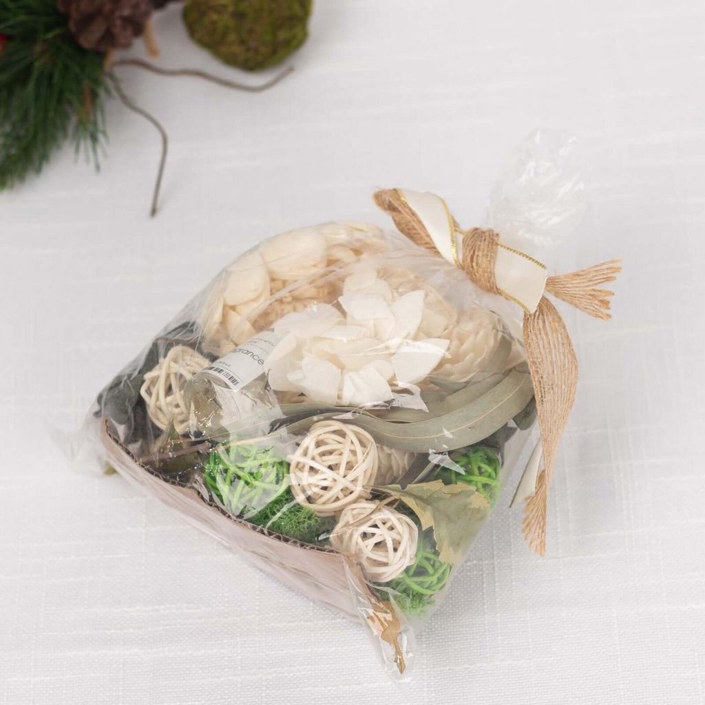 Set of Natural Potpourri Vase Fillers Dried Assorted with Vanilla Fragrance Oil - DIY Decorations - Bell Racket Store