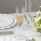 Shatterproof Champagne Flutes â€“ 12 Reusable 6oz Clear Plastic Toasting Glasses for Celebrations & Special Occasions - Bell Racket Store