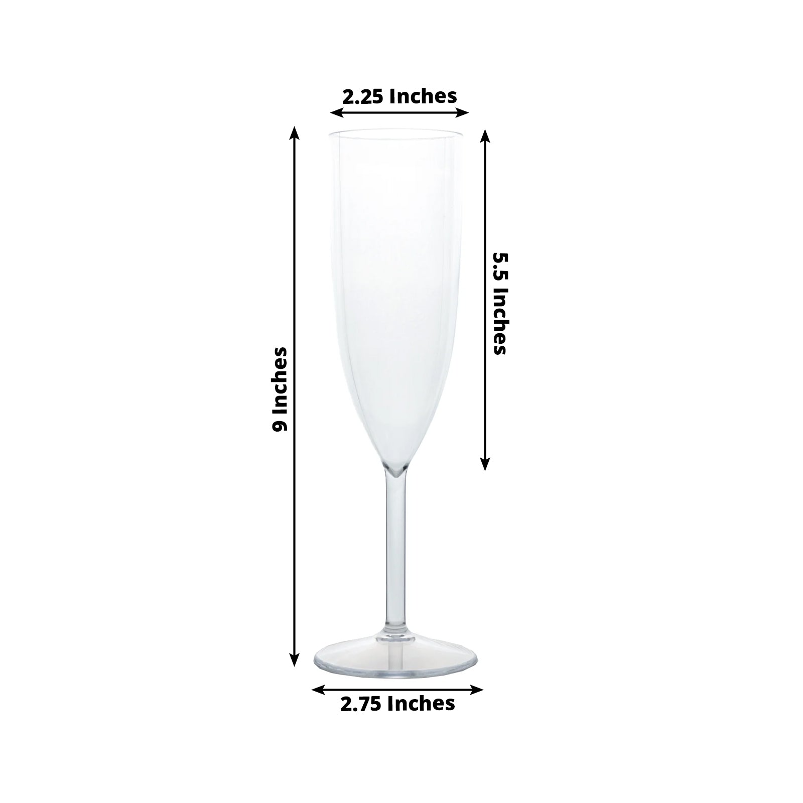 Shatterproof Champagne Flutes â€“ 12 Reusable 6oz Clear Plastic Toasting Glasses for Celebrations & Special Occasions - Bell Racket Store