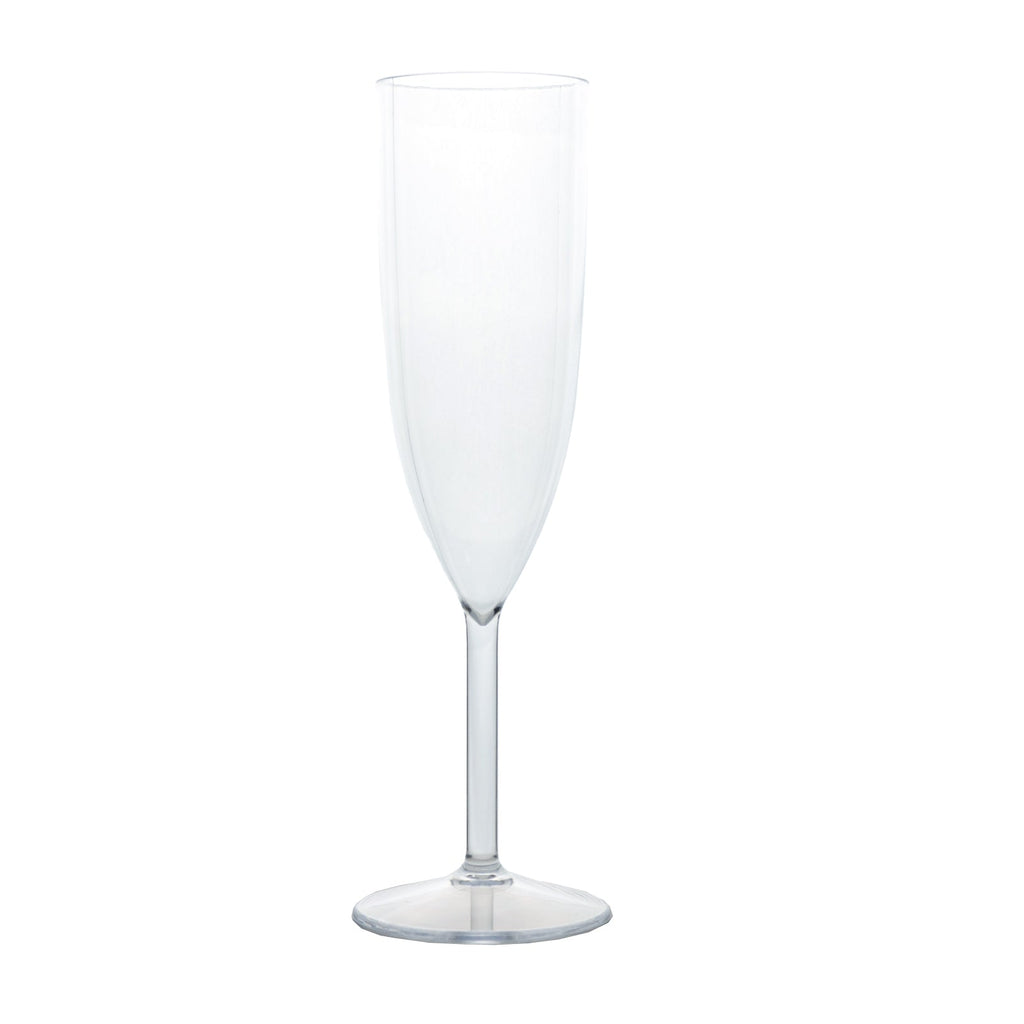 Shatterproof Champagne Flutes â€“ 12 Reusable 6oz Clear Plastic Toasting Glasses for Celebrations & Special Occasions - Bell Racket Store