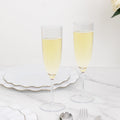Shatterproof Champagne Flutes â€“ 12 Reusable 6oz Clear Plastic Toasting Glasses for Celebrations & Special Occasions - Bell Racket Store